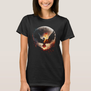 Foenix stijgend door de nieuwe geboorte van de Ash T-shirt
