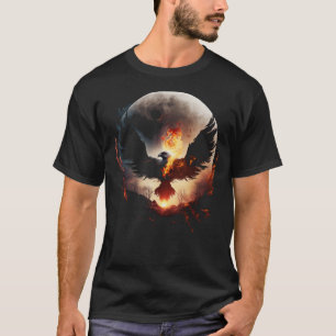 Foenix stijgend door de nieuwe geboorte van de Ash T-shirt
