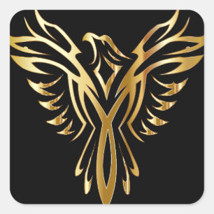 foenix- vierkante sticker