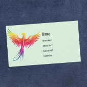 Foenix vogel, Visitekaartje