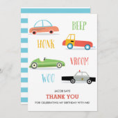 Foep Honk Woo Kind: dank u uw kaartje Kaart (Voorkant / Achterkant)