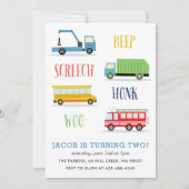 Foep Screech Woo: jarig Kind Party_Blue Kaart (Voorkant)