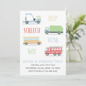 Foep Screech Woo: jarig Kind Party_Mist Kaart (Staand voorkant)