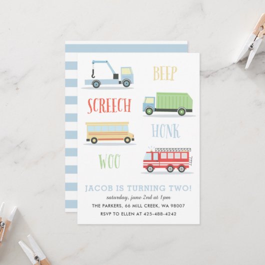 Foep Screech Woo: jarig Kind Party_Mist Kaart (Voorkant / Achterkant in situ)