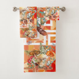 Foerageren voor Paddestoelen Handdoek