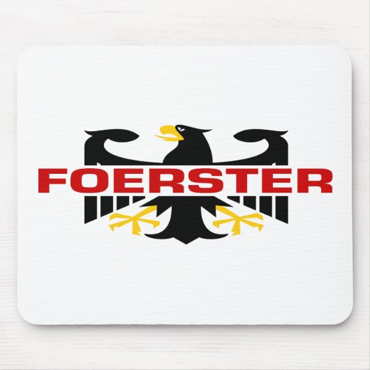 Foerster Surname Muismat (Voorkant)