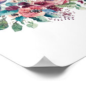 Foervogel-waterverf Poster (Hoek)