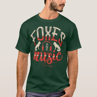 Foes and Muzieknoten Musician Clef Piano T-shirt