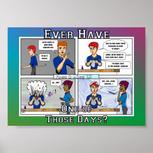 Foes & Mice "...Een van die dagen..." Poster (Voorkant)