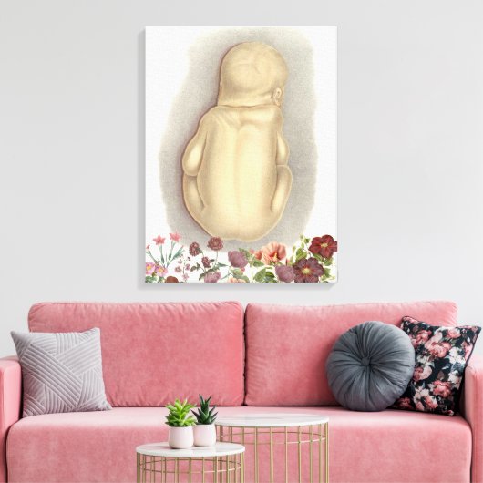  foetale anatomie canvas (Insitu (Woonkamer))