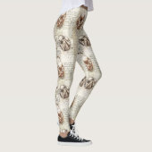 Foettekeningen Leonardo Da Vinci Leggings (Rechts)