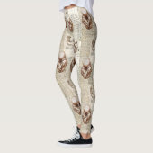 Foettekeningen Leonardo Da Vinci Leggings (Links)