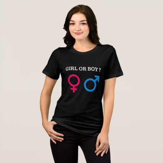 Foetus gender T-shirt ontwerp (Voorkant volledig)