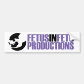 Foetus in de voetbots 2 bumpersticker (Voorkant)