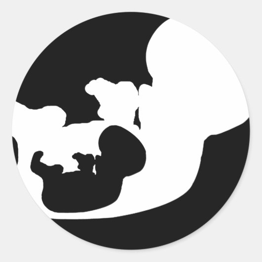 Foetus in foetusproducties logo stickers (20) (Voorkant)