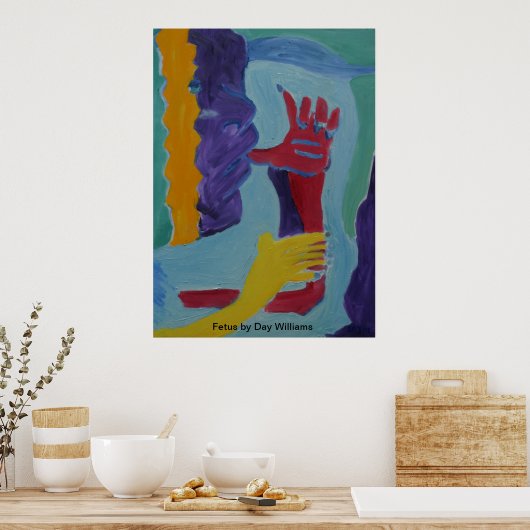 foetus poster (Keuken)