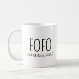 FOFO Angst om door het lint te gaan Koffiemok