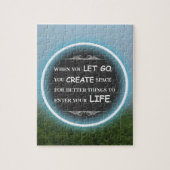 Fog and Green Trees Legpuzzel (Verticaal)