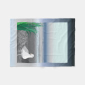 Fog Bank Seagull Fleece Deken (Voorkant (Horizontaal))