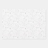 Fog Confetti Waterverf Stippen Wrapping Paper (Voorkant 3)