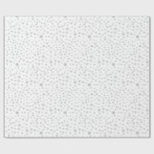 Fog Confetti Waterverf Stippen Wrapping Paper Cadeaupapier (Vlak)