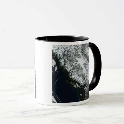 Fog en sneeuw in British Columbia Mok (Voorkant rechts)