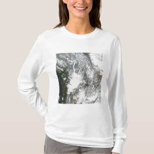 Fog en sneeuw in het noordwesten van de Stille Oce T-shirt