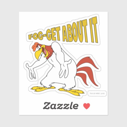 Fog-get over het sticker (Vel)