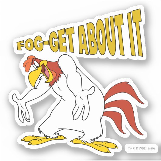 Fog-get over het sticker (Voorkant)