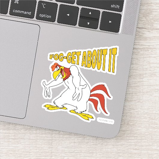 Fog-get over het sticker (Detail)