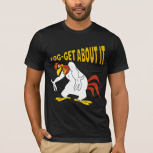 Fog-get over het t-shirt