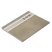 Fog Gray Monogram Notitieboek (Linkerzijde)