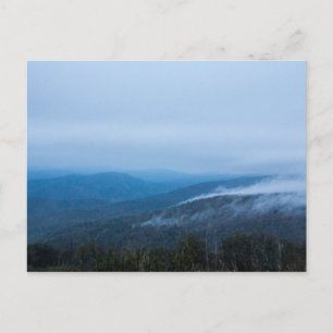 Fog in het Nationaal Park Shenandoah, Virginia Briefkaart