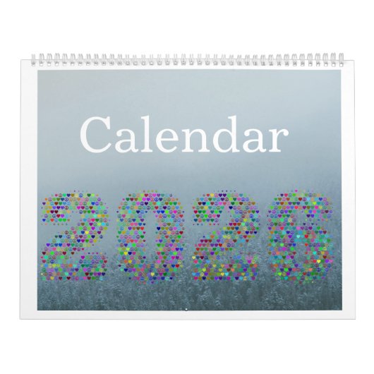 FOG of Colors 2026 Calendar – Elegant Black  Kalender (Hoes)