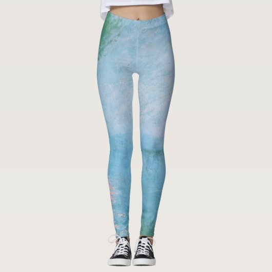 Fog on the Thames (van Claude Monet) Leggings (Voorkant)