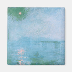 Fog on the Thames (van Claude Monet) Magneet