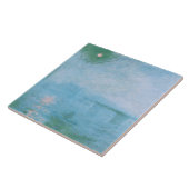 Fog on the Thames (van Claude Monet) Tegeltje (Zijkant)