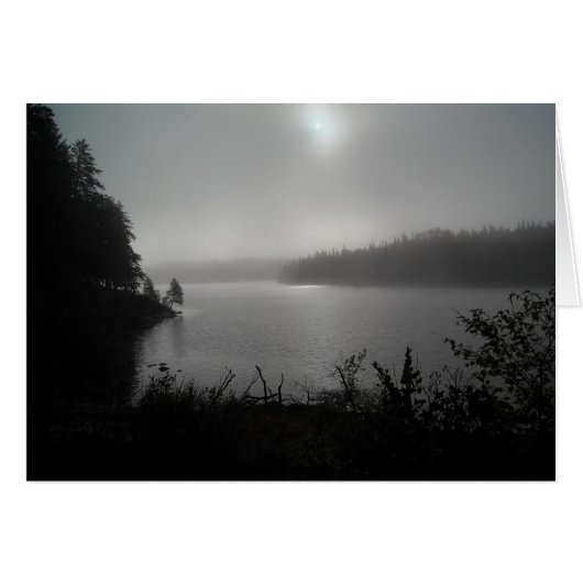 Fog op Cleveland Lake (Voorkant Horizontaal)