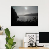 Fog op Cleveland Lake Poster (Thuiskantoor)