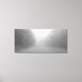 Fog op de Foothills parkway, Tennessee Canvas Afdruk (Voorkant)