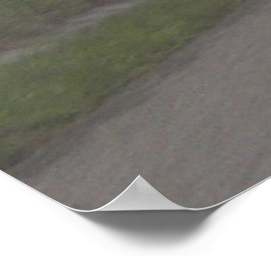 Fog op de Foothills parkway, Tennessee Poster (Hoek)