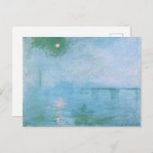 Fog op het Briefkaart Thames (van Claude Monet) (Voorkant / Achterkant)