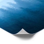 Fog over bos poster (Hoek)