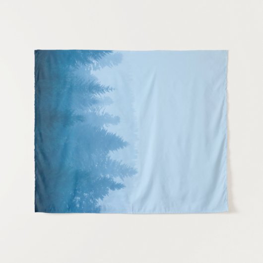 Fog over bos wandkleed (Voorkant (horizontaal))