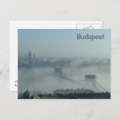 Fog over de Donau Briefkaart (Voorkant / Achterkant)