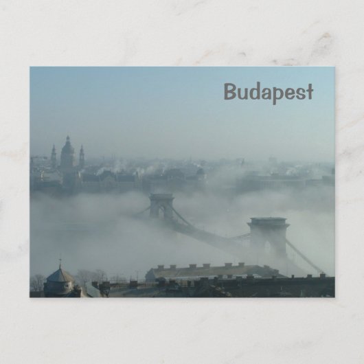 Fog over de Donau Briefkaart (Voorkant)