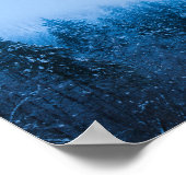 Fog over sneeuw bedekt bos in het Bohinj-meer, Slo Poster (Hoek)