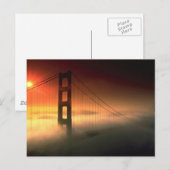 Fog Shrouded Golden Gate Briefkaart (Voorkant / Achterkant)