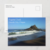 Fogarty Creek, Oregon Briefkaart (Voorkant / Achterkant)