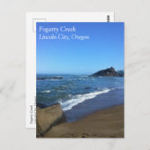 Fogarty Creek, Oregon Briefkaart (Voorkant / Achterkant)